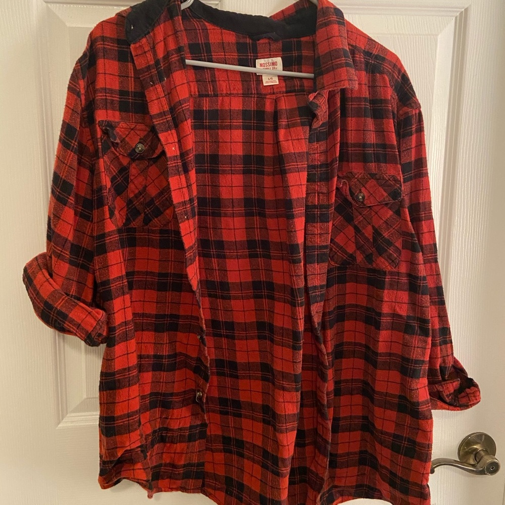 mossimo oversized flannel